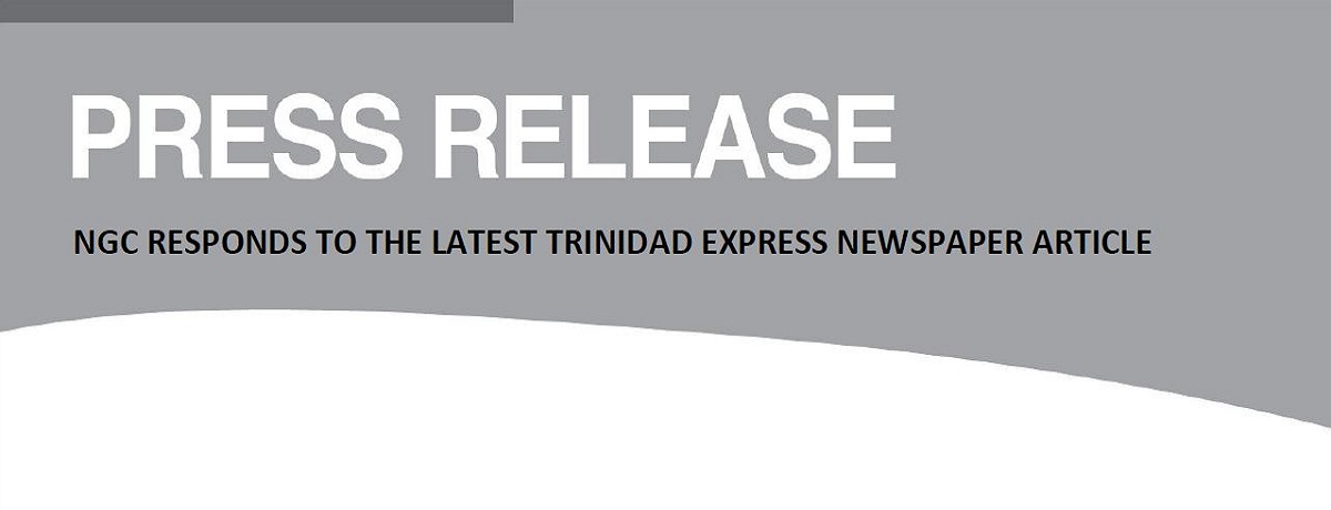 NGC Responds to the Latest Trinidad Express Newspaper Article (March ...