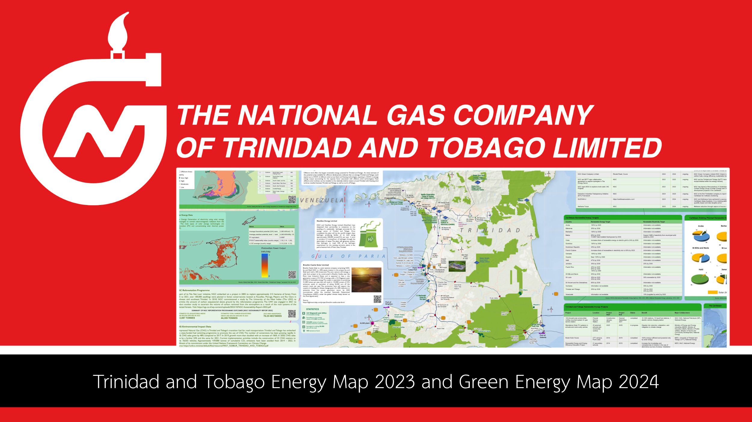 Trinidad and Tobago Energy Map 2023 and Green Energy Map 2024